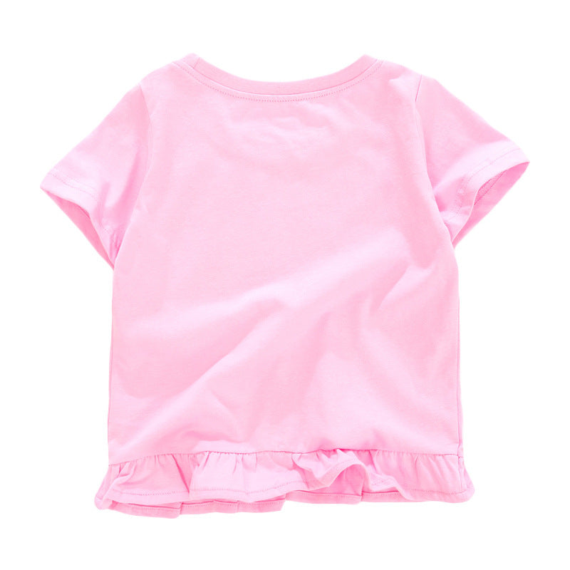 T-shirt rosa bimba