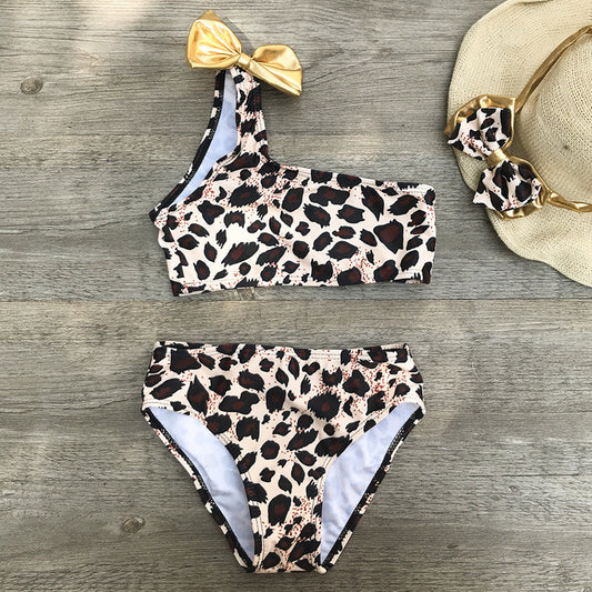 Costume da bagno - bikini da bimba leopardato